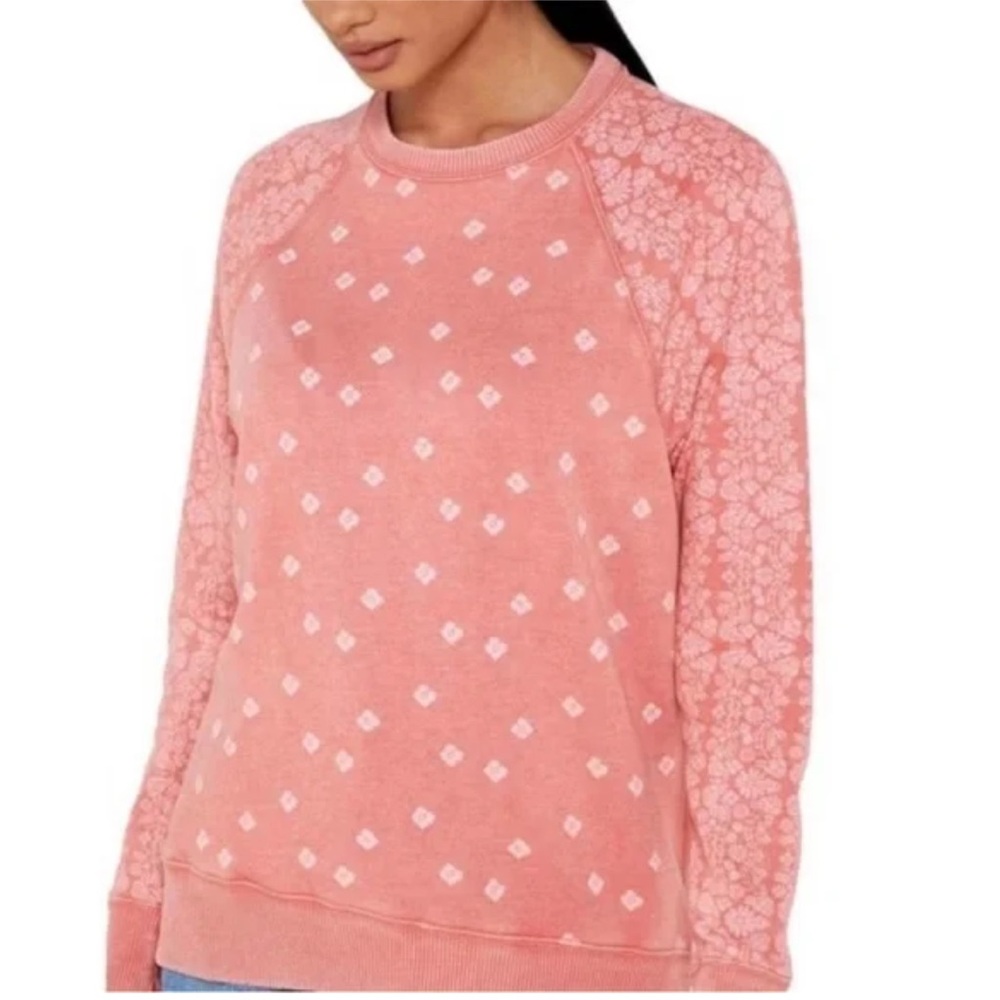 Aerie Coral Bandana Print Crewneck size XS